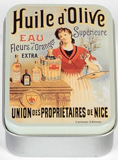 Huile d'Olive Superieure Mini Tin Box Gift Boxes & Tins French Nostalgia Brand_French Nostalgia Home_French Nostalgia Home_Gifts KTFWHS 5402-BN669