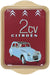 Citroen 2 CV Mini Metal Tray Decorative Trays French Nostalgia Brand_French Nostalgia Home_Decorative Trays Home_French Nostalgia 5402-P10235