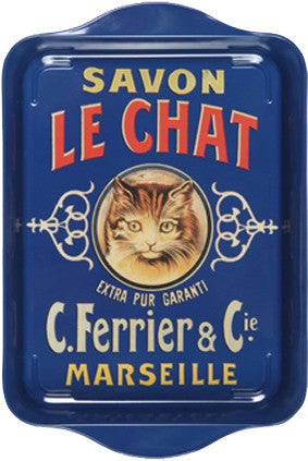 Savon le Chat Mini Metal Tray Decorative Trays French Nostalgia Brand_French Nostalgia Home_Decorative Trays Home_French Nostalgia 5402-P10605