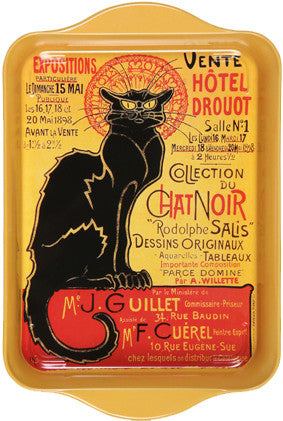 Le Chat Noir Drouot Mini Metal Tray Decorative Trays French Nostalgia Brand_French Nostalgia Home_Decorative Trays Home_French Nostalgia 5402-P10850