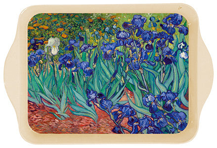 Van Gogh Irises Mini Metal Tray Decorative Trays French Nostalgia Brand_French Nostalgia Home_Decorative Trays Home_French Nostalgia Spring Collection 5402-P10963