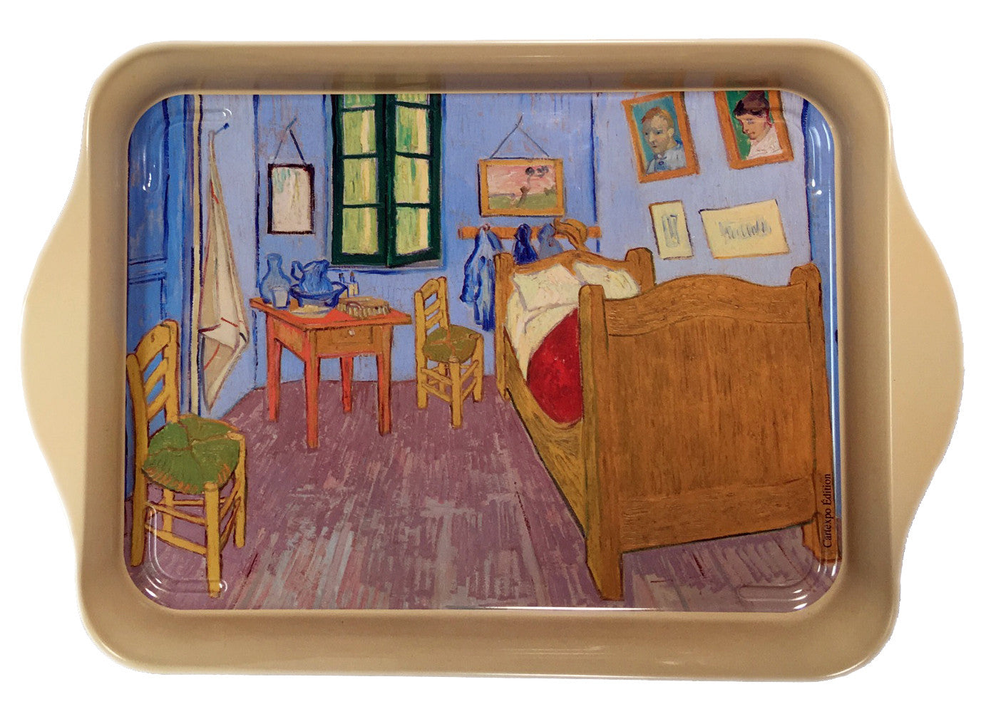 Van Gogh The Bedroom Mini Metal Tray Decorative Trays French Nostalgia Brand_French Nostalgia Home_Decorative Trays Home_French Nostalgia Spring Collection 5402-P10973