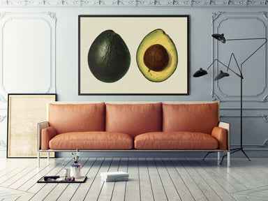 Dybdahl Poster - Avocado Open and Closed Art Prints Dybdahl Brand_Dybdahl Home_Decor KTFWHS New Arrivals 5800styling_1800x1800_09708670-6670-48a3-8488-62a94ba5c0e2