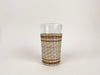 Brown Striped Seagrass Highball (Now 25% off!) Glass Seagrass Brand_Seagrass & Rattan Kitchen_Drinkware lm New Arrivals Seagrass Tumblers & Highballs 6880-L001CNT-BRSepiaCollectionSeagrassHighball