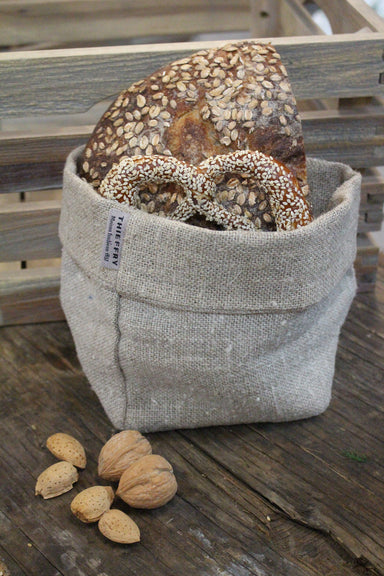 Thieffry Bagatelle Linen Bread Basket Textile Thieffry Brand_Thieffry Bread Baskets Thieffry 7410-4000-ambiance