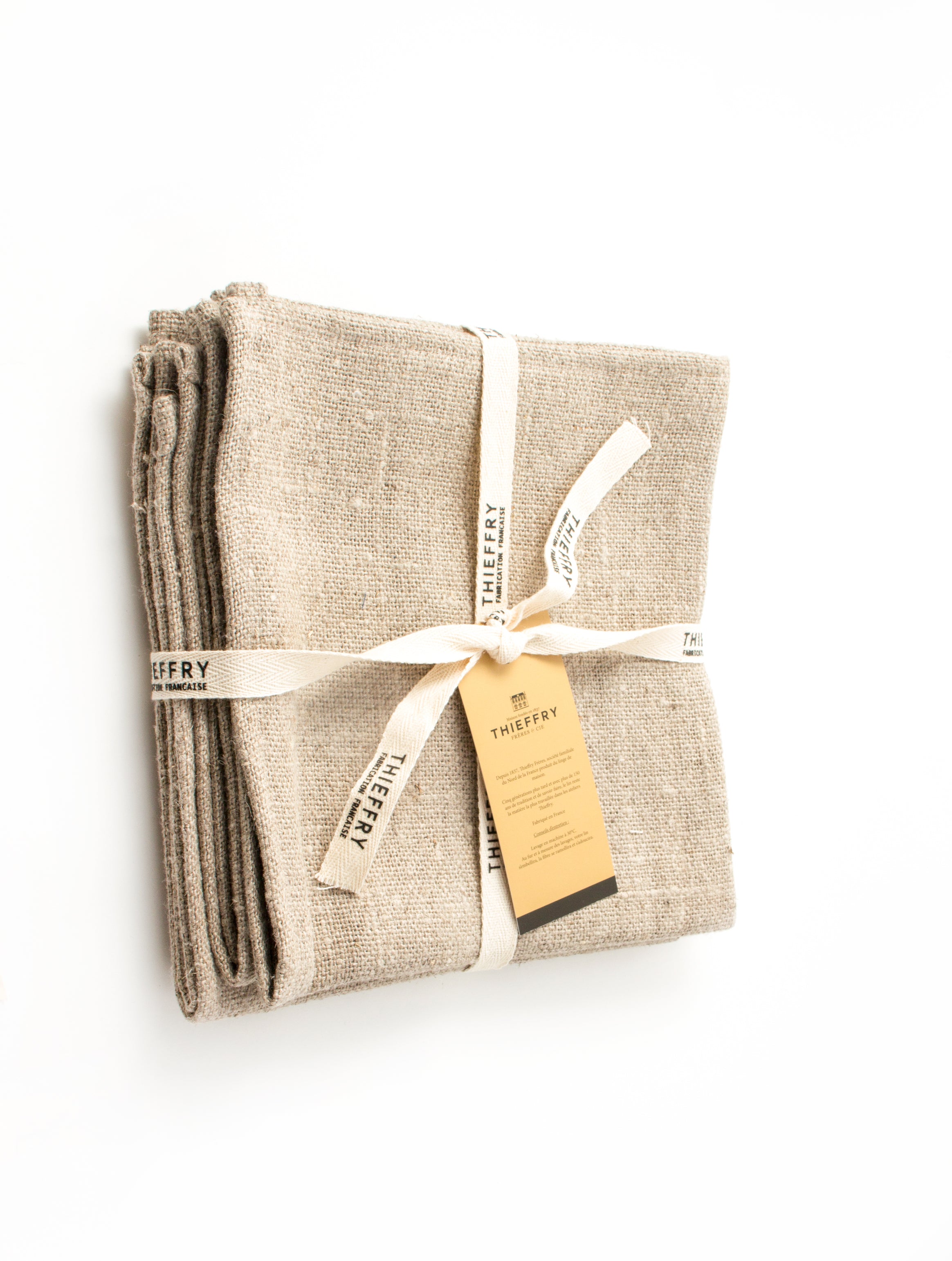 Thieffry Bagatelle Linen Napkin (18.1" x 18.1") - Individual Textile Thieffry Brand_Thieffry Napkins Textiles_Towels & Napkins Thieffry 7411-2001