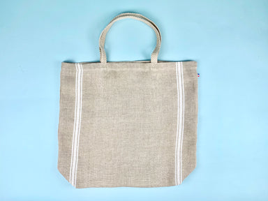 Monogramme Thieffry Linen Tote with Braided Handle and Inner Zipper Pocket White Textile Thieffry Brand_Thieffry New Arrivals Shopping Bags Textiles_Tote Bags Thieffry 7414-0037MonogrammeWhiteThieffryBeachTote_BraidedHandle_InnerZipperPocket_f2a4d632-45f6-4003-b908-acfb9041feb5