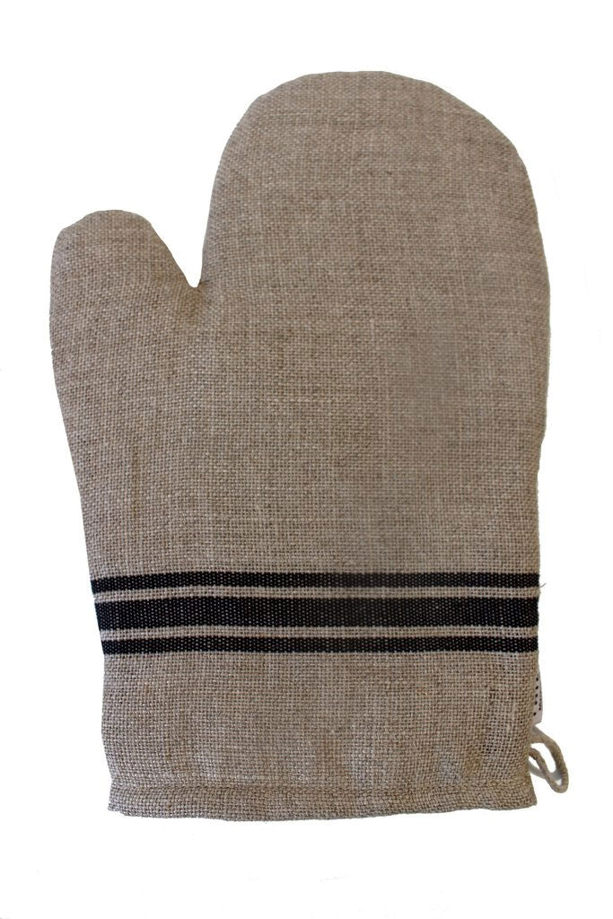 Thieffry Monogramme Linen Oven Mitt Textile Thieffry Brand_Thieffry Oven Mitts Textiles_Oven Mitts & Pot Holders Thieffry 7416-0003_b730bf13-93f6-4064-a762-9c335a11a935