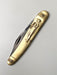 Couperier Coursolle Brass 80mm Single Blade Pocket Knife - Woman + Young Boy Wearing Hat in Wooden Box - Pocket Knives - Couperier Coursolle - Brand_Couperier Coursolle - Kitchen_Dinnerware - Kitchen_Kitchenware - Knife Sets - Laguiole - Spring Collection - 7800-LAI220B_WB.4