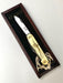 Couperier Coursolle Brass 3 Piece Sujet Pocket Knife - Hunter - Pocket Knives - Couperier Coursolle - Brand_Couperier Coursolle - Kitchen_Dinnerware - Kitchen_Kitchenware - Knife Sets - Laguiole - Spring Collection - 7800LAI253WB_1