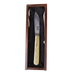 Couperier Coursolle Brass Single Blade Pocket Knife - Farmer - Pocket Knives - Couperier Coursolle - Brand_Couperier Coursolle - Kitchen_Dinnerware - Kitchen_Kitchenware - Knife Sets - Laguiole - Spring Collection - 7800LAI294WBCouperierCoursolleBrassSingleBladePocketKnife-PlowmanwithHorsesandOxen