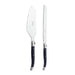 Laguiole Black Cake Set in Wood Box (Cake Slicer and Bread Knife) Cutlery Laguiole Brand_Laguiole Kitchen_Dinnerware Kitchen_Kitchenware Knife Sets Laguiole Spring Collection 7900-20629_BK_Laguiole-Black-Cake-_-Bread-Set