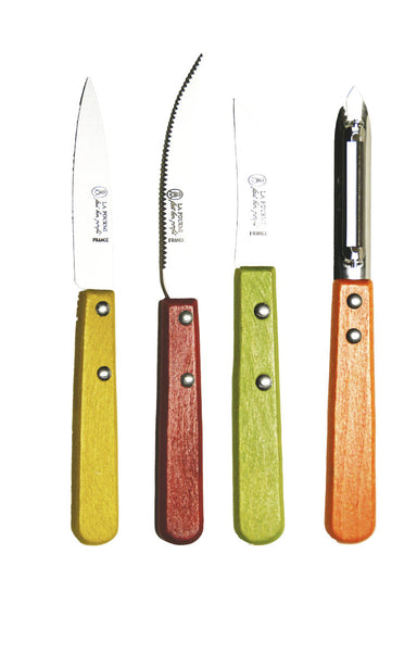 La Fourmi Kitchen Tools in Assorted Colors (Set of 4) Cutlery Set La Fourmi Brand_Laguiole Knife Sets Laguiole Spring Collection 7900-40147_9ec8a531-4658-4413-bc48-c78be2263802