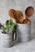 Stone Cement Cutlery Crock Cement Cement Brand_Cement Kitchen Storage Kitchen_Storage KTFWHS Spring Collection 8880-0018-9_ambient
