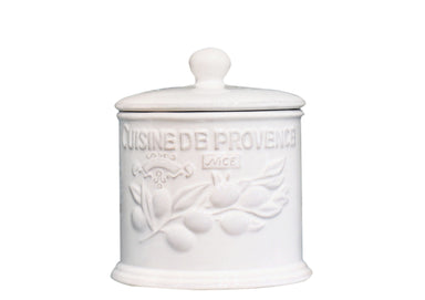 Cuisine De Provence Small Canister Ceramic Cuisine de Provence Brand_Cuisine de Provence CLEAN OUT SALE Kitchen_Storage Spring Collection 9030-1005_plain_2_9f334274-40fc-42b6-9a12-5fb0c5525d09