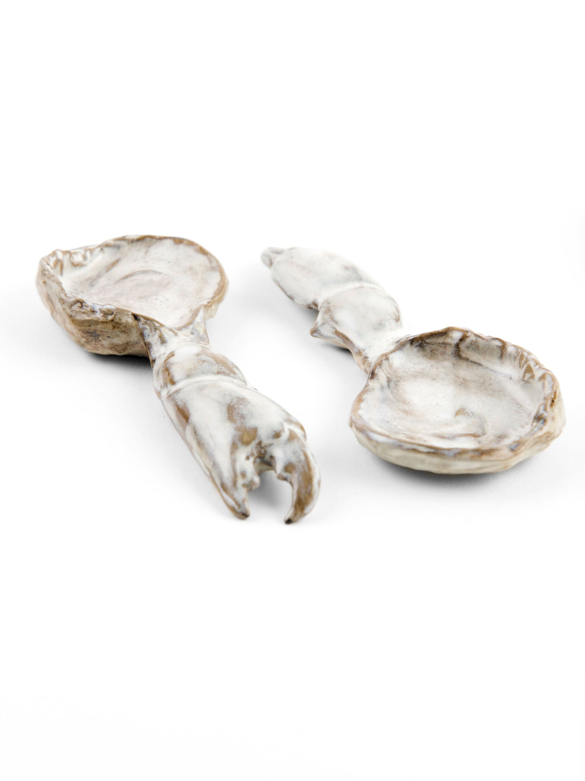 Yarnnakarn Oceanology Crab Spoon Ceramic Yarnnakarn Accents Brand_Yarnnakarn Vases 9800-OCT016_Crab_Spoon_B