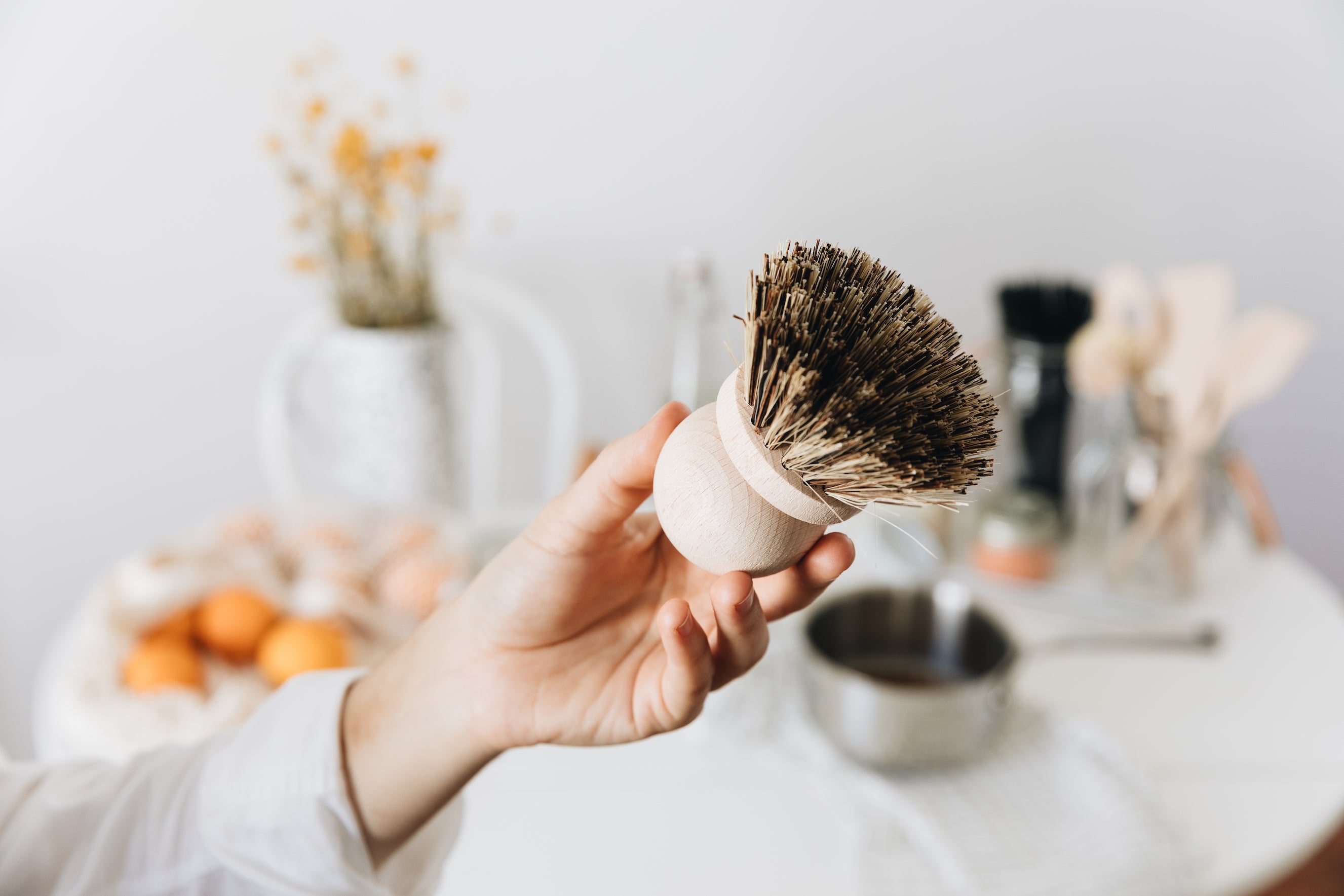 Andrée Jardin Tradition Saucepan Brushes in Display Box (Set of 10) Utilities Andrée Jardin Andrée Jardin Back in stock Brand_Andrée Jardin Home_Household Cleaning Kitchen_Accessories La Cuisine AndreeJardinSaucepanBrush6