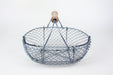 Atelier Aertgeerts French Harvesting Basket Small (13x8x5in) Atelier Aertgeerts Brand_Atelier Aertgeerts Home_Decor Kitchen_Storage New Arrivals AtelierAertgeertsMetalBasketSmall-2