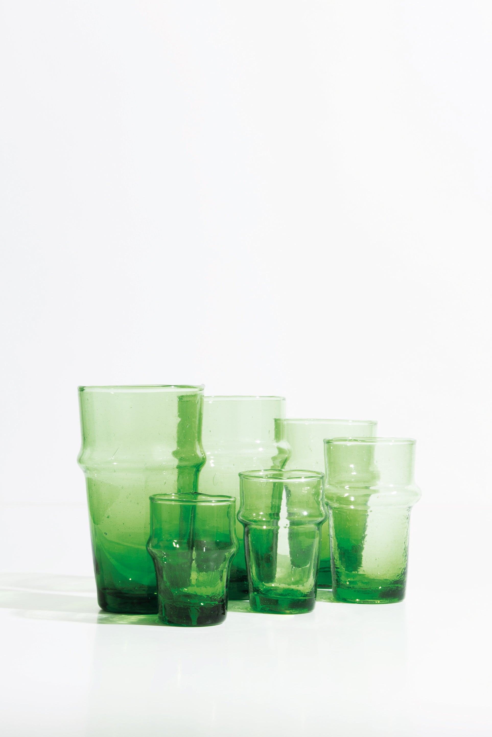 Beldi Espresso Glass Green Glass Kessy Beldi Brand_Kessy Beldi Brand_Une Vie Nomade Kitchen_Drinkware Wine Glasses BELDI_green