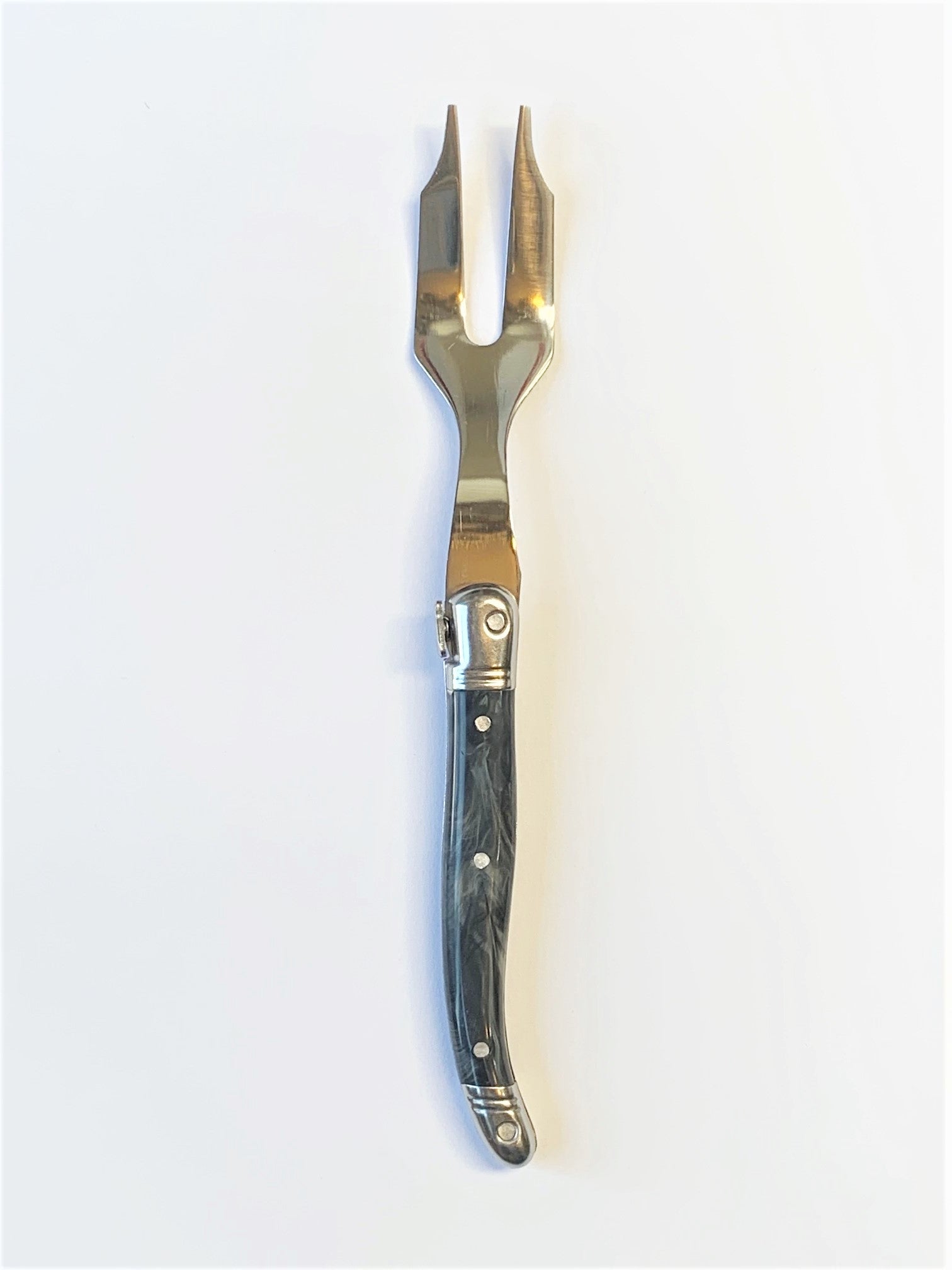 Laguiole Black Marble Charcuterie Fork Cutlery Laguiole Brand_Laguiole Carving Sets Kitchen_Dinnerware Laguiole BM2