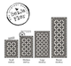 Beija Flor Black and White Barcelona Floor Mat (Buy 2 Get 1 Free!) Rugs Beija Flor Brand_Beija Flor Classic Tile Home_Decor Home_Floor Mats Beija-Flor-SizeChart-T15-C