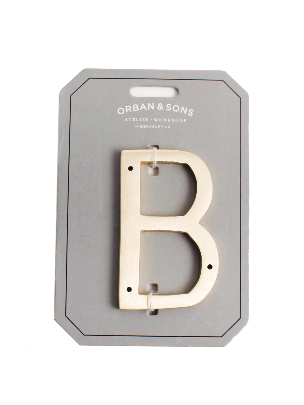 Orban & Sons Brass Letters B Orban & Sons Brand_Orban & Sons CLEAN OUT SALE Home_Decor Orban & Sons Brass-Letters_B_aa522397-219a-4f59-9ea1-58e11dbea120