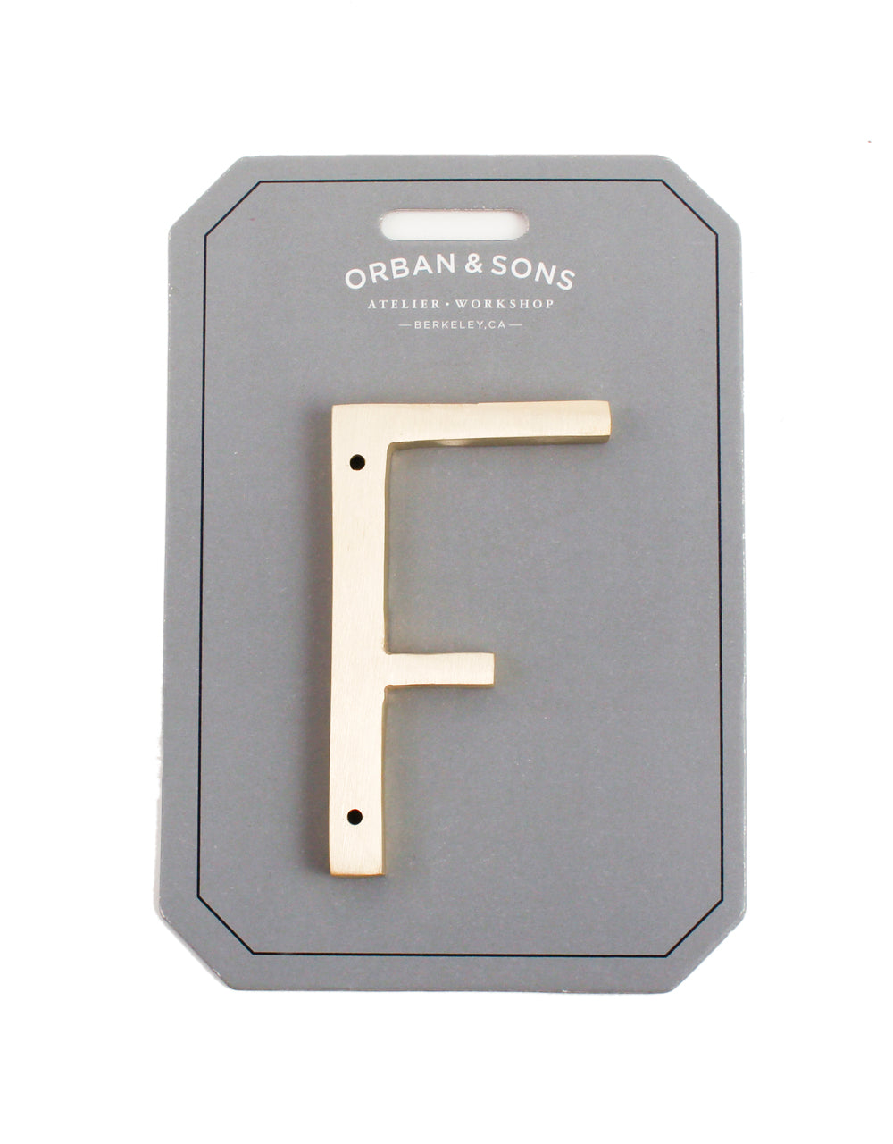 Orban & Sons Brass Letters F Orban & Sons Brand_Orban & Sons CLEAN OUT SALE Home_Decor Orban & Sons Brass-Letters_F_302c8399-0af8-47b2-b964-df45039d2b32