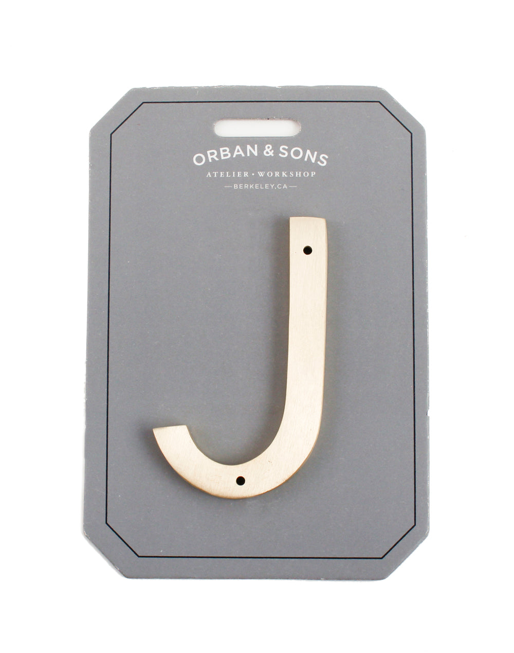 Orban & Sons Brass Letters J Orban & Sons Brand_Orban & Sons CLEAN OUT SALE Home_Decor Orban & Sons Brass-Letters_J_cf97eadf-9a67-496e-9df3-2be3917ca1ad