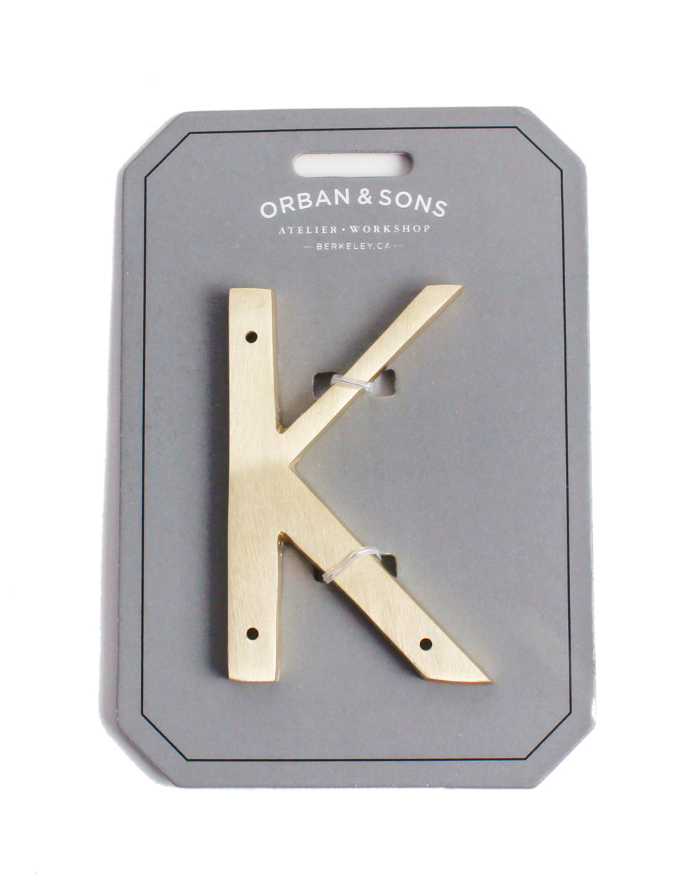 Orban & Sons Brass Letters K Orban & Sons Brand_Orban & Sons CLEAN OUT SALE Home_Decor Orban & Sons Brass-Letters_K_a7c5bbae-06f1-454b-b0f2-6c42f1336ecd