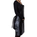 Dutchdeluxes Full Length Coated Black Apron Leather "Professional Apron" - apron - Dutchdeluxes - Aprons - Brand_Dutchdeluxes - Dutchdeluxes - Fathers Day - KTFWHS - Leather - Textiles_Aprons - DDLP-A-BL-Belt-buckle-apron2