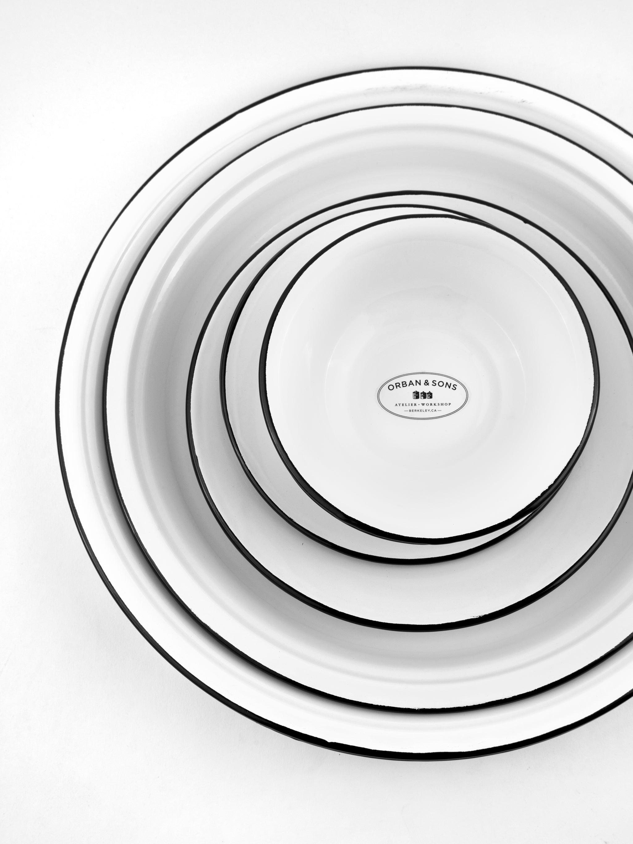 Orban & Sons Enamel Dessert Plate Plates Orban & Sons Brand_Orban & Sons CLEAN OUT SALE Dinnerware_Bowls & Plates Enamelware Kitchen_Serveware KTFWHS Numbers Orban & Sons Serving Trays DSC3965_JasonLeCras_July_26_01d4bfbe-a7cf-40e2-80eb-ca8179e9b28f