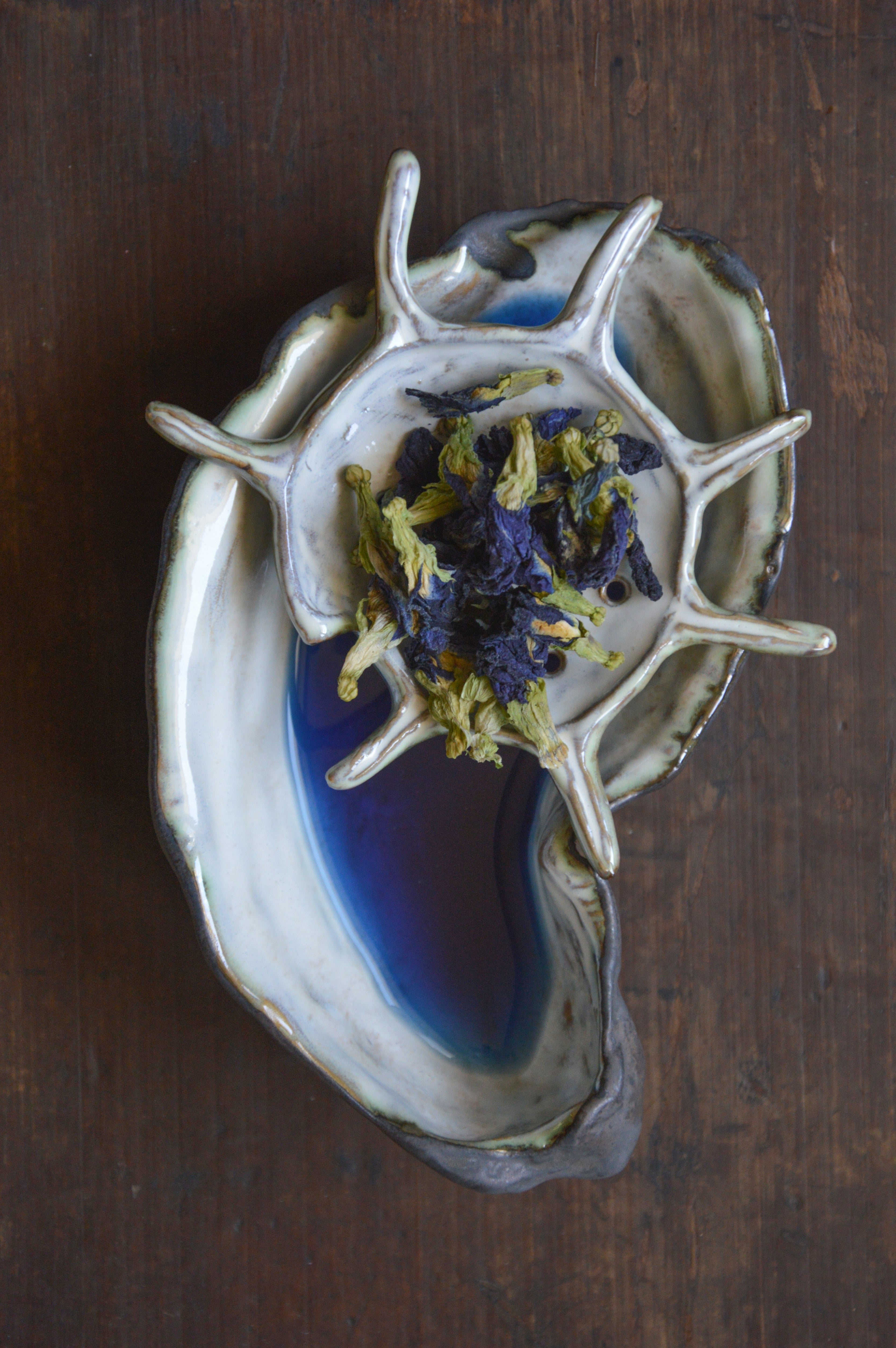 Yarnnakarn Oceanology Urchin Strainer - Ceramic - Yarnnakarn - Brand_Yarnnakarn - Home_Decor - Kitchen_Kitchenware - DSC_0497-edit