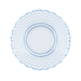 Dentelle Petit Point Glass Plate Blue Glass Dentelle Brand_Dentelle Dentelle Glass Plates Dinnerware_Bowls & Plates Home_Decor Kitchen_Dinnerware Kitchen_Serveware Spring Collection Dentelle-Petit-Point-Blue-Glass-Plate-4330-1857_BL-edit_1
