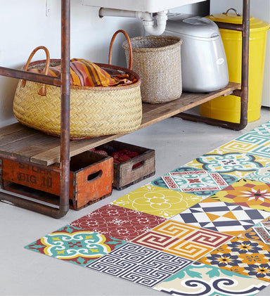 Beija Flor Quilt Eclectic Floor Mat (Buy 2 Get 1 Free!) Rugs Beija Flor Brand_Beija Flor Classic Tile CLEAN OUT SALE Home_Decor Home_Floor Mats E10-lifestyle_6e556a47-818e-4f3f-bfd6-234bb8409e4b