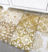 Beija Flor Yellow Eclectic Lace Floor Mat (Buy 2 Get 1 Free!) Rugs Beija Flor Brand_Beija Flor Classic Tile CLEAN OUT SALE Home_Decor Home_Floor Mats El2-C-pic2_bd0e0922-91d3-42f7-a848-d27dfaf14bb6