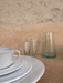 Beldi Small Tapered Carafe Clear Glass Kessy Beldi Brand_Une Vie Nomade Carafes Kitchen_Drinkware Wine Glasses IMG_0861kessybeldiglasswarebistroline