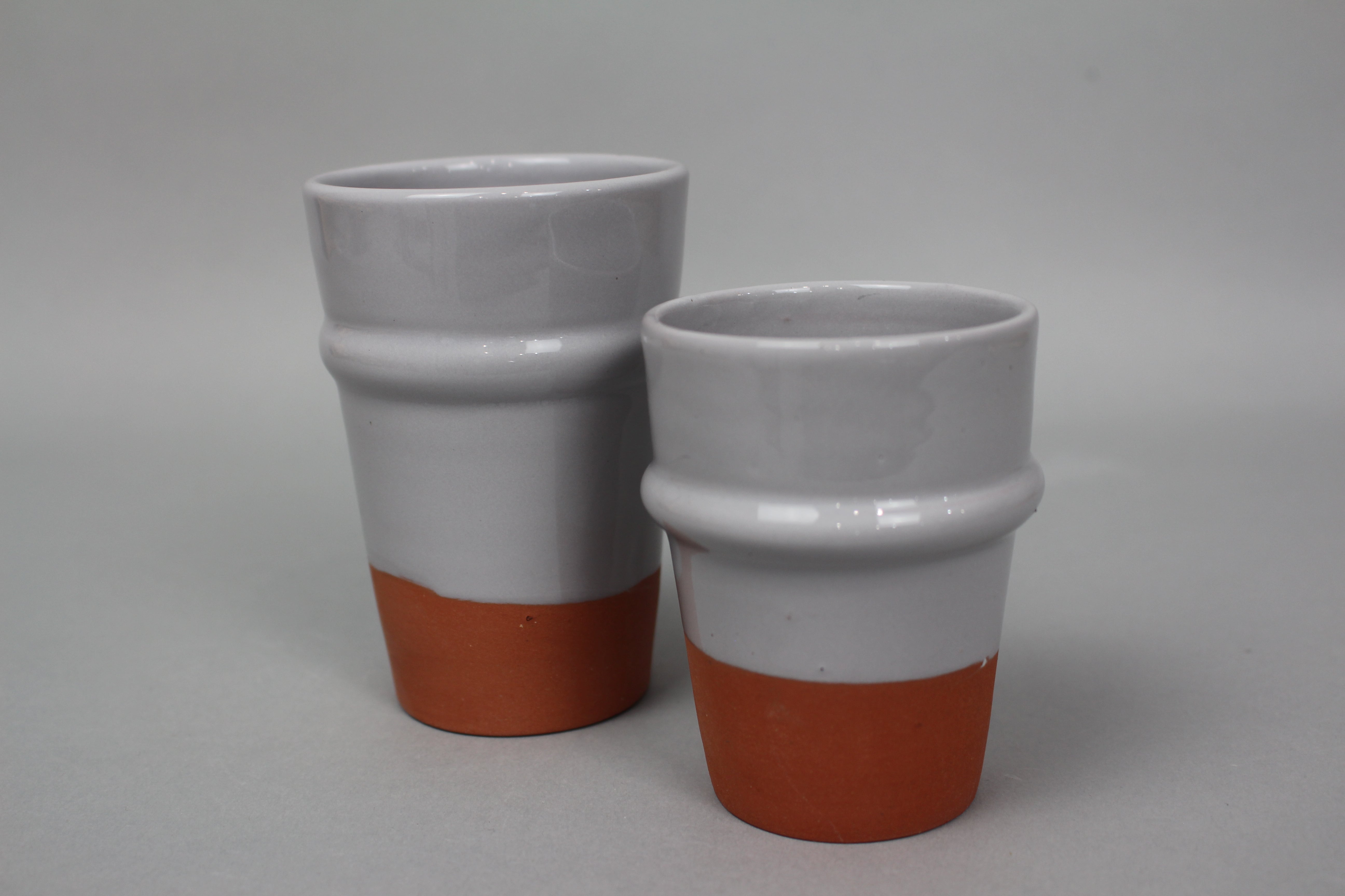 Terracotta Medium Grey Tumbler Une Vie Nomade Brand_Une Vie Nomade CLEAN OUT SALE Kitchen_Drinkware New Arrivals Une Vie Nomade IMG_4387_f413a690-e659-4e5a-bbe3-34c298213fe4