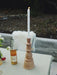 Terra Cotta Handmade Candle Holder (13") Une Vie Nomade Brand_Une Vie Nomade Home_Candles & Accessories Home_Decor New Arrivals Une Vie Nomade IMG_4622TerraCottaHandmadeCandleHolderUneVieNomade