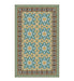 Beija Flor Blue & Gold India Floor Mat (Buy 2 Get 1 Free!) Beija Flor Beija Flor Brand_Beija Flor Classic Tile Floor Mats Home_Decor Home_Vinyl Mats Ind1-Packshot