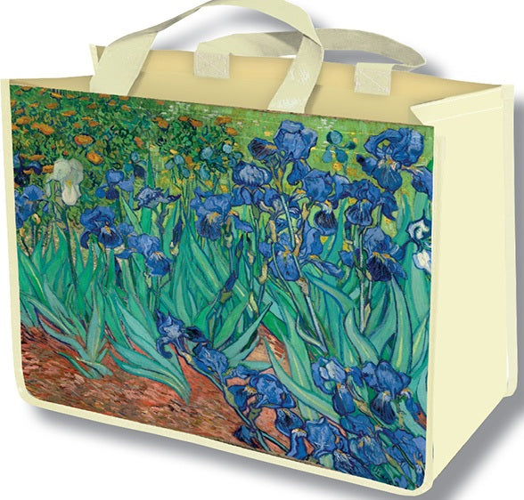 Van Gogh Iris Reusable Bag Shopping Totes French Nostalgia Brand_French Nostalgia Home_French Nostalgia Spring Collection Textiles_Tote Bags Iris_bag