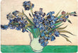 Van Gogh's Irises in a Vase (1890) Placemat - NEW ITEM Placemats French Nostalgia Brand_French Nostalgia Home_French Nostalgia Home_Placemats New Arrivals Spring Collection Irises_in_a_vase_placemat