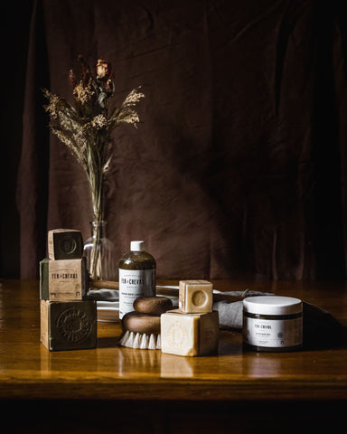 Fer à Cheval Genuine Marseille Soap Unscented 100g Cube Soap Fer à Cheval Bath & Body_Bar Soap Brand_Fer à Cheval CLEAN OUT SALE Cube Soaps KTFWHS Soap KRuFfeWcAndreeJardinbodybrush_Ferachevalcubesoapoliveoilunscented_blackpaste_af1c26a3-2055-41d4-a96d-95117716c23f