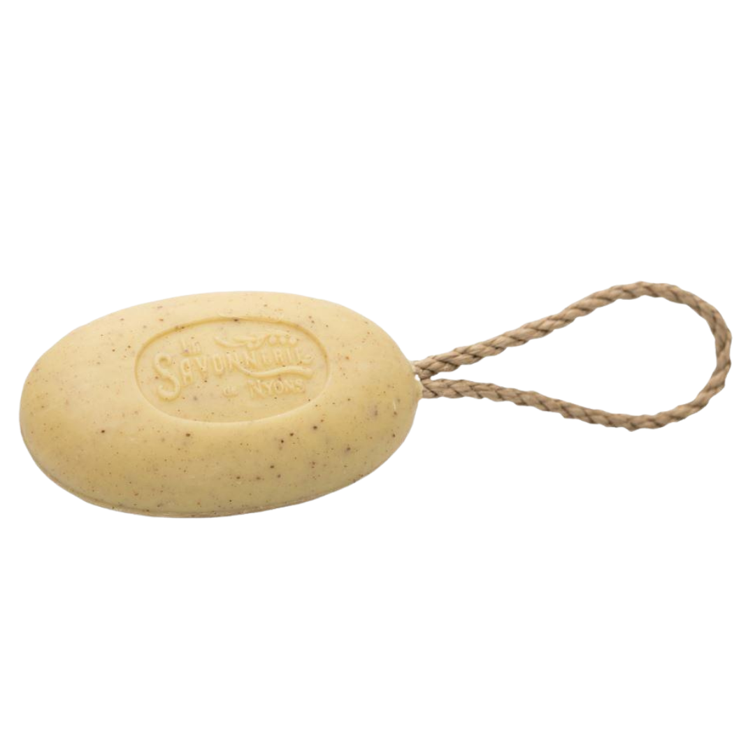 La Savonnerie de Nyons 220g Exfoliating Soap with Rope Verbena Flower Soap La Savonnerie de Nyons Back in stock Bath & Body_Bar Soap Brand_La Savonnerie de Nyons KTFWHS LaSavonneriedeNyonsExfoliatingSoapwithRopeVerbena