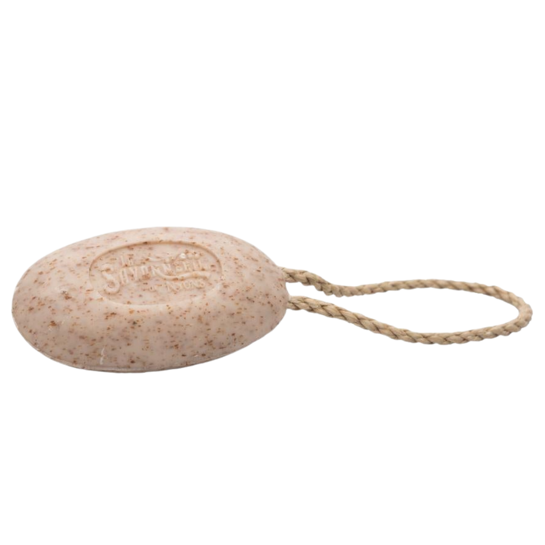 La Savonnerie de Nyons 220g Exfoliating Soap with Rope Wheat Bran Soap La Savonnerie de Nyons Back in stock Bath & Body_Bar Soap Brand_La Savonnerie de Nyons KTFWHS LaSavonneriedeNyonsExfoliatingSoapwithRopeWheatBran