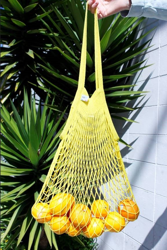 Filt Medium Bag in Bright Yellow Bag Filt Bags Brand_Filt Shopping Bags Textiles_Shoppers Limoncello_Filt_1