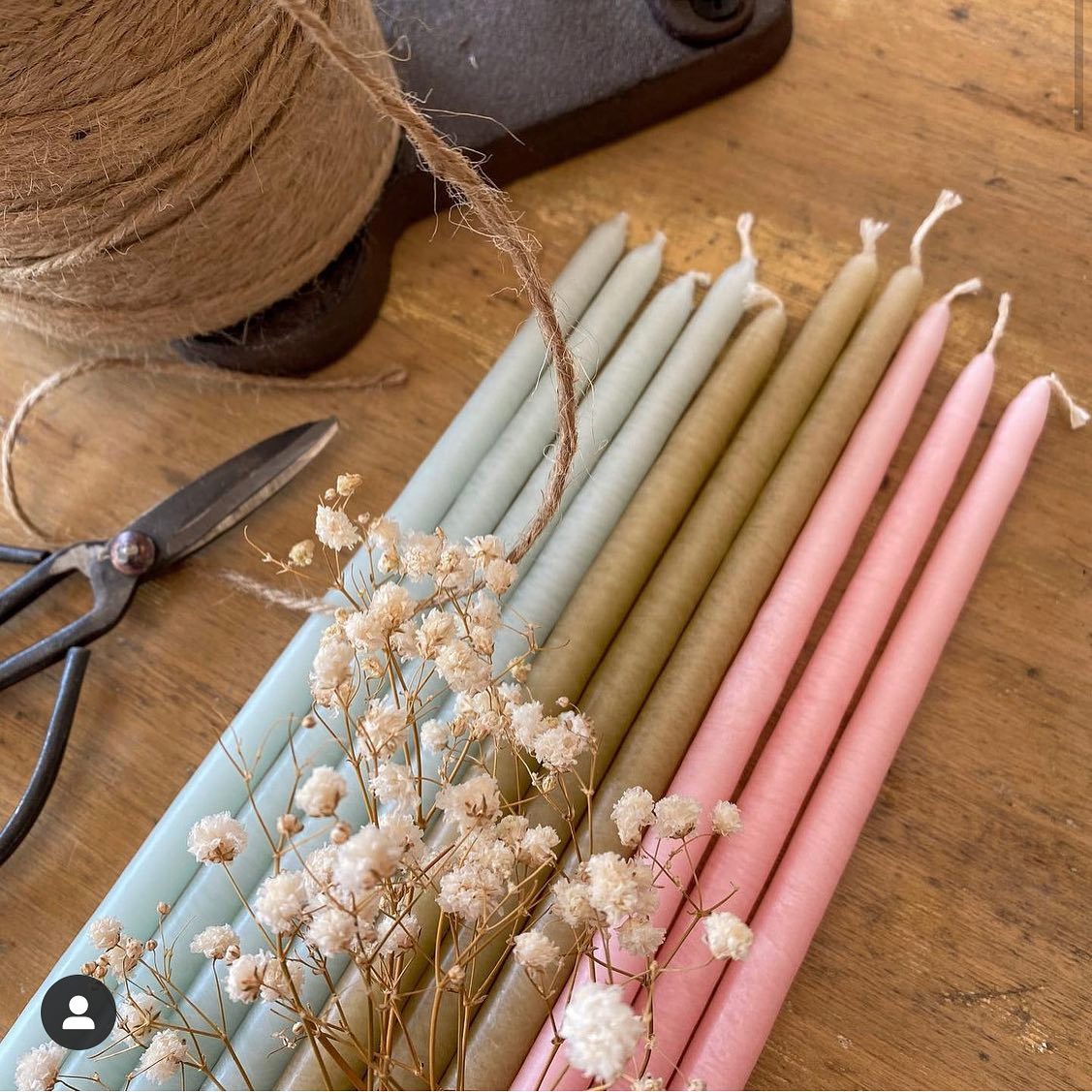 Maison Pechavy Set of Candles & Long Matches (Pastel) Maison Pechavy Brand_Maison Pechavy Home_Candles & Accessories Maison Pechavy Matches New Arrivals MaisonPechavyPastelCandles