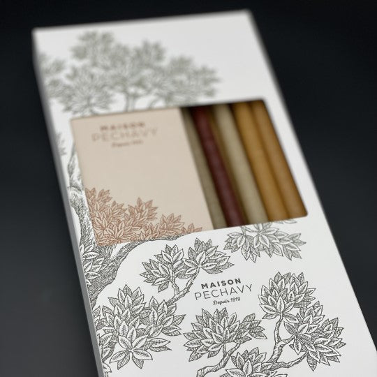 Maison Pechavy Set of Candles & Long Matches (Nude) - Maison Pechavy - Brand_Maison Pechavy - Home_Candles & Accessories - Home_For The Fire - Maison Pechavy - Matches - New Arrivals - MaisonPechavySetofCandles_LongMatches_Nude_-1