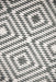 Beija Flor Nordic Textile Black Diamond Floor Mat (Buy 2 Get 1 Free!) Rugs Beija Flor Brand_Beija Flor CLEAN OUT SALE Flatwoven Home_Decor Home_Floor Mats NT2_closeup_A