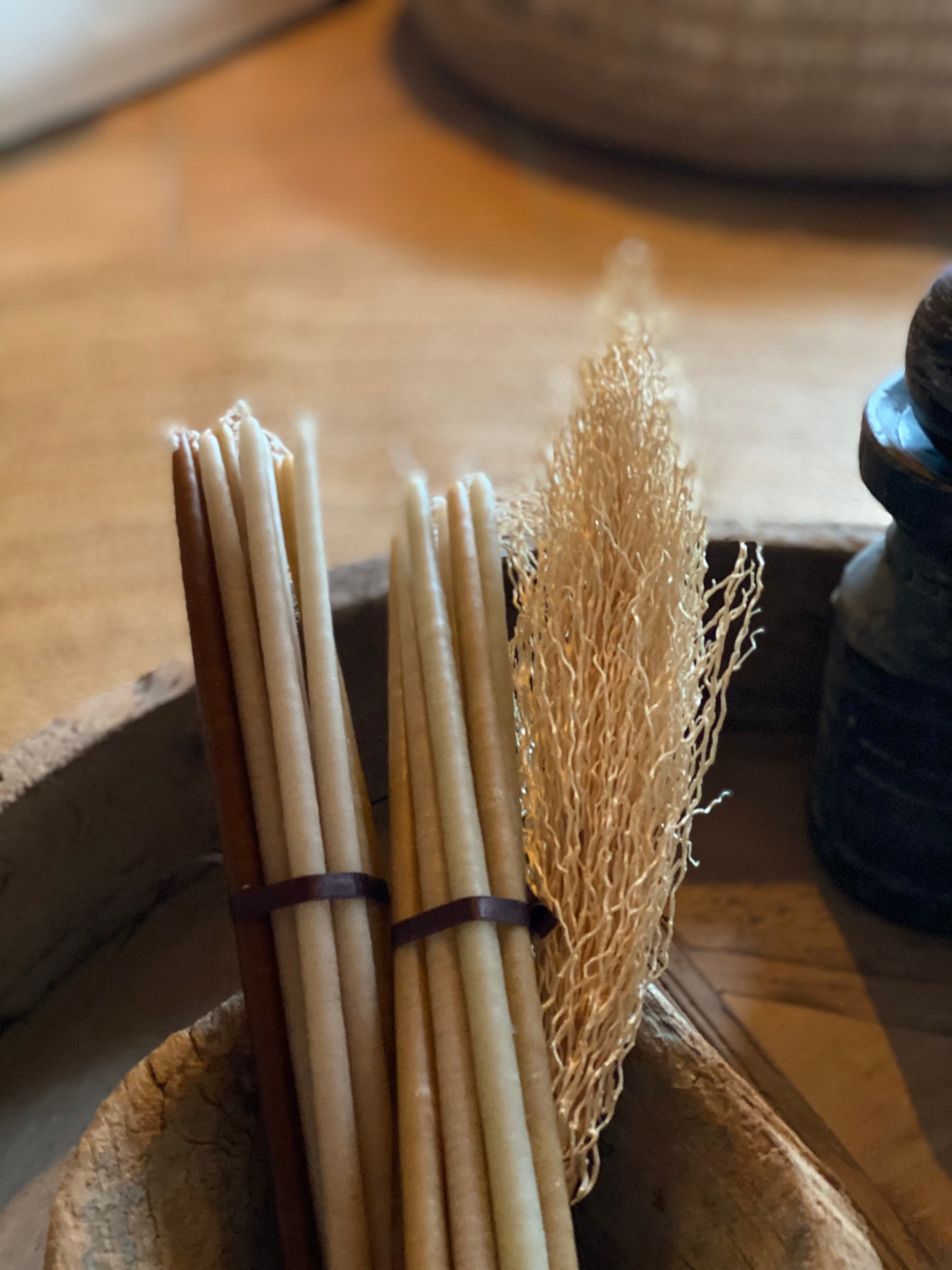 Maison Pechavy Set of Candles & Long Matches (Nude) - Maison Pechavy - Brand_Maison Pechavy - Home_Candles & Accessories - Home_For The Fire - Maison Pechavy - Matches - New Arrivals - NUDECANDLESIMG_6902_f1f1d971-326f-42eb-9b98-e01769cbd452