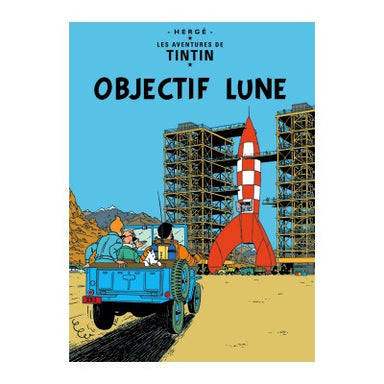 Tintin Objectif Lune Postcard - Tintin - Collectibles - Home_French Nostalgia - Tintin - Objectif-Cover-Poster11-400x400_eec55fda-797b-4299-9181-3c7504bc8dd4